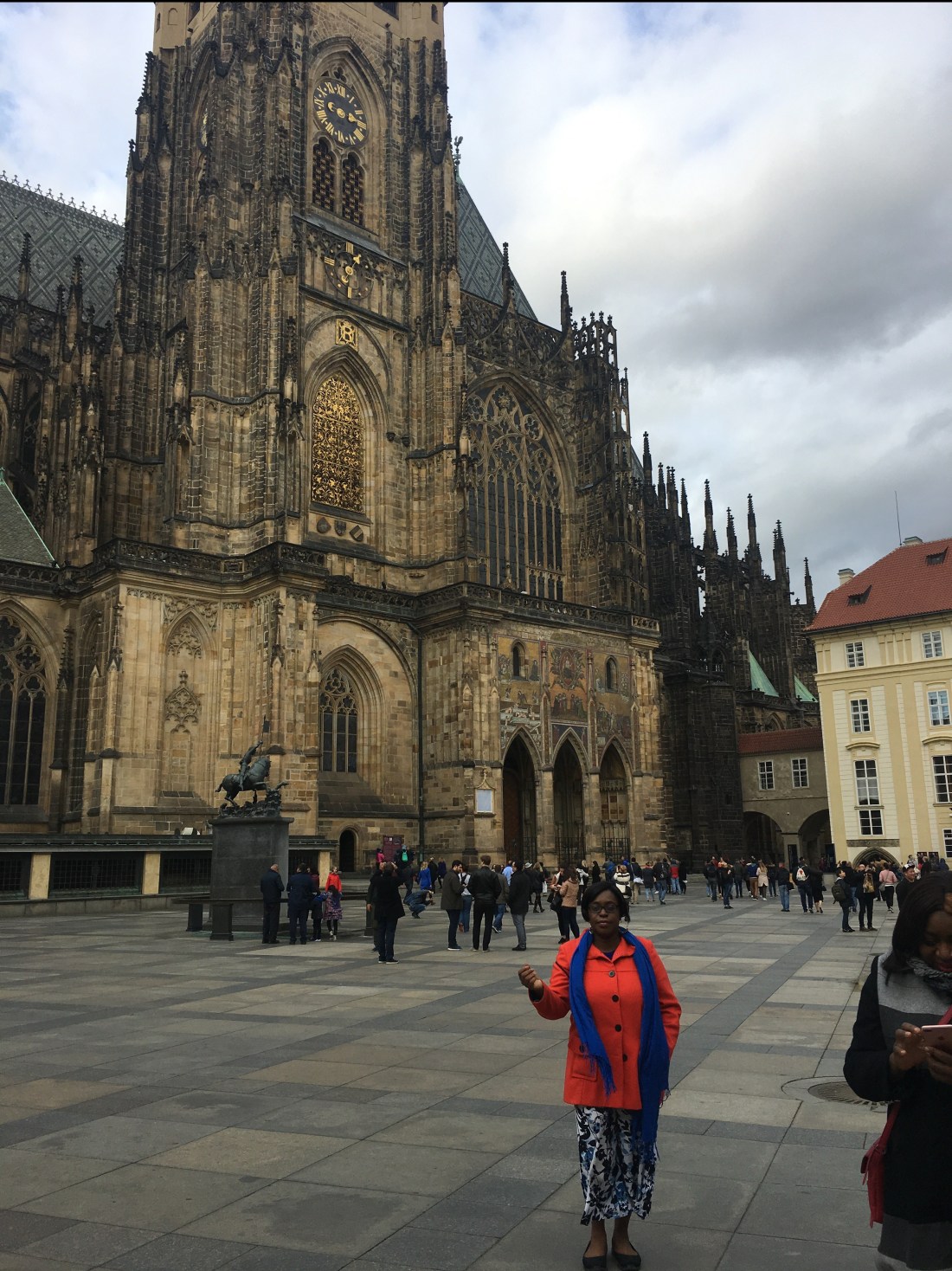 A view of the Prague Castle